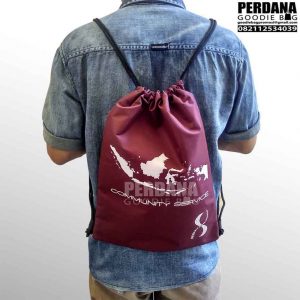 jual drawstring bag taslan comunity service di tanjung duren Q3626