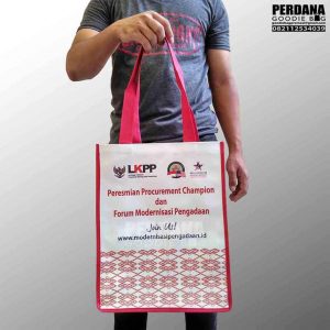 tas seminar kit bahan printing kalep perdana goodie bag