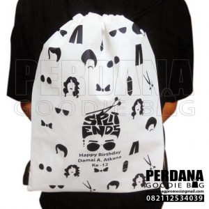 tas spunbond serut ulang tahun pengiriman ke Papua Q3718