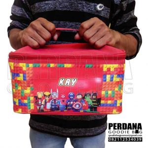 tas tempat makan untuk anak desain printing kalep by Perdana Q3737