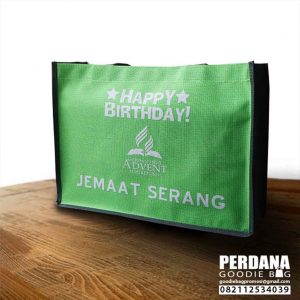 Tas Bahan Baby Ripstop Hijau Kombinasi Abu-Abu Q3810