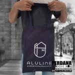 Contoh Tas Kanvas Sablon Silver Di Kalideres