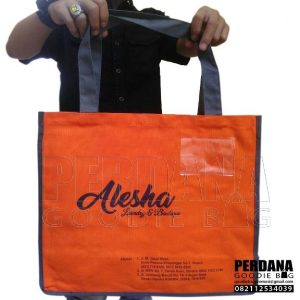 Tas jinjing landscape kanvas orange alesha yuni depok Q3716