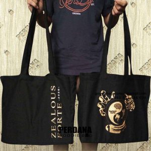 Tote Bag Kanvas Custom Desain Sablon Taman Gading Indah Kelapa Gading Jakarta Id7130P