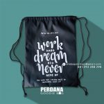 Tas Serut Murah Taslan Sablon Arco Raya Cipete Cilandak Jakarta