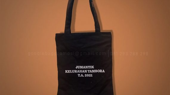 Tote Bag Kanvas Custom Desain Sablon H Muchtar Duri Kosambi Cengkareng Jakarta
